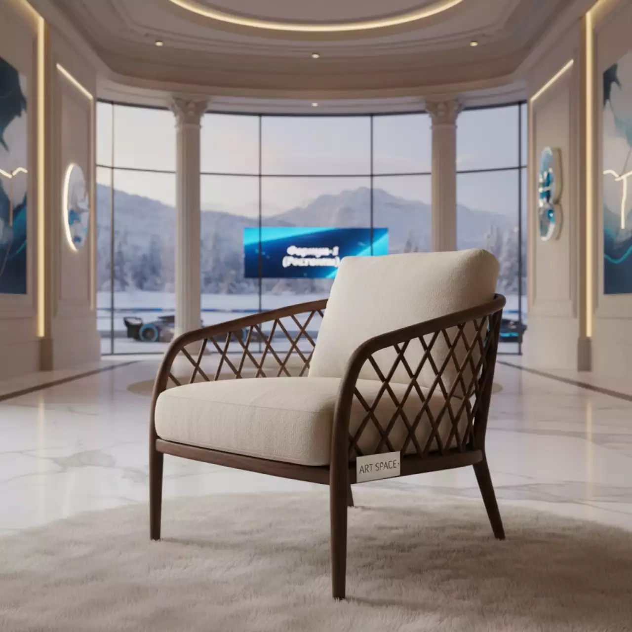 Аренда Кушетка плетеная мягкая Nido в санатории «Октябрьский» — ART SPACE