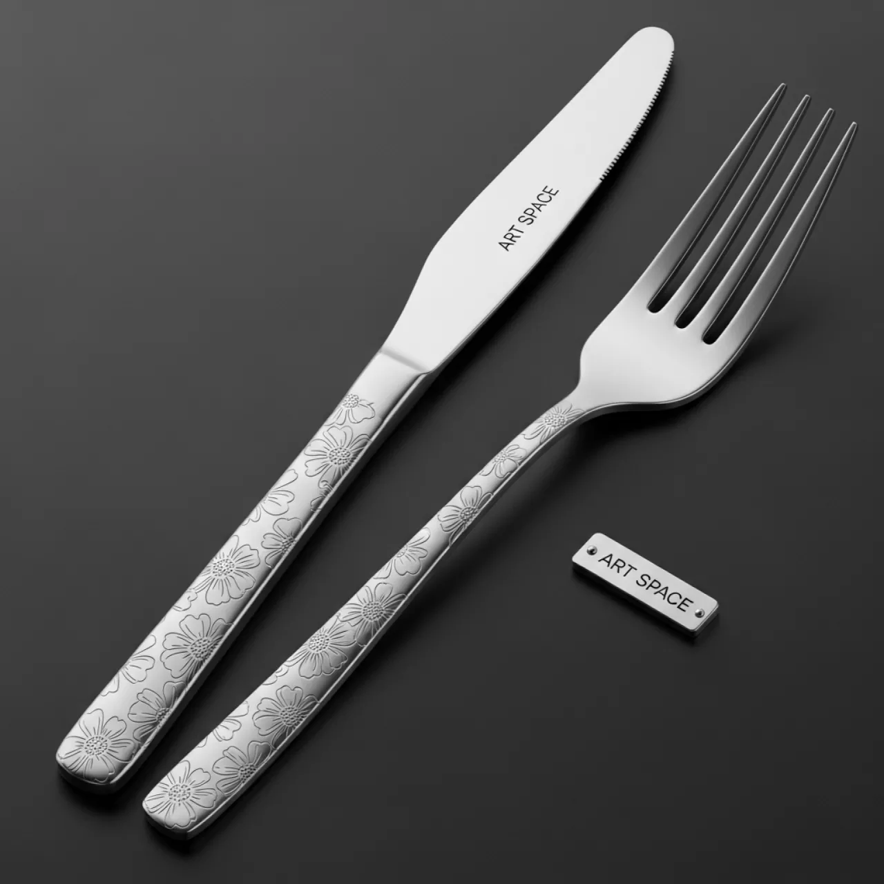 Аренда Куверт на 2 прибора ричард цветок серый в ресторане «Магеллан» — ART SPACE