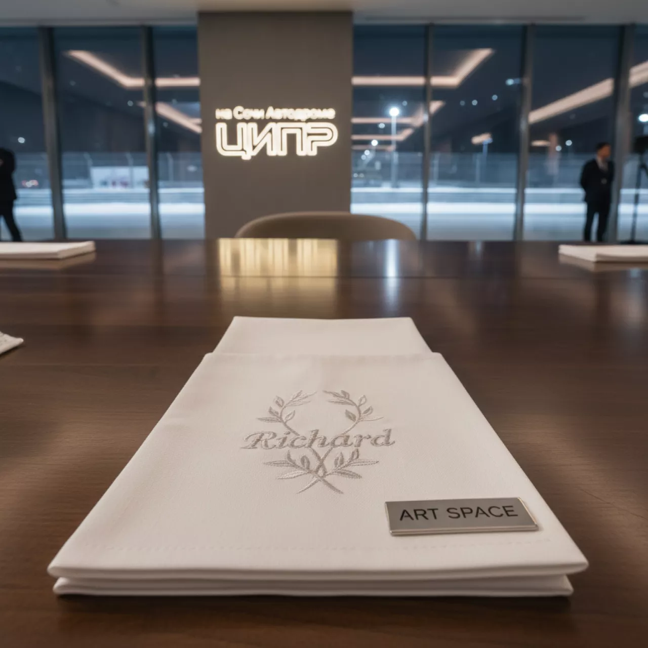 Аренда Куверт на 2 прибора ричард ветка белая на Сочи Автодроме — ART SPACE