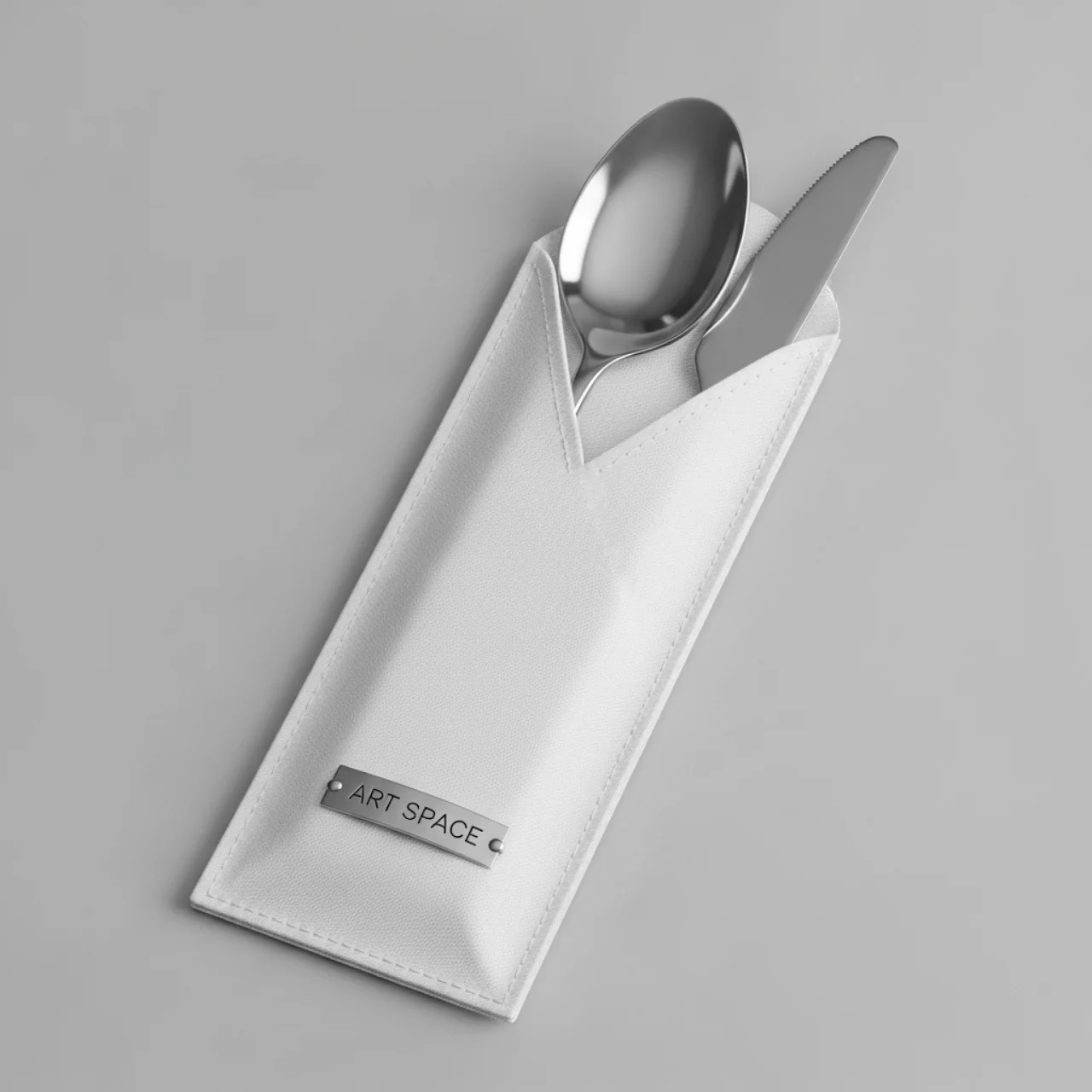 Аренда Куверт на 2 прибора журавинка гладь белый в Golden Tulip Rosa Khutor — ART SPACE