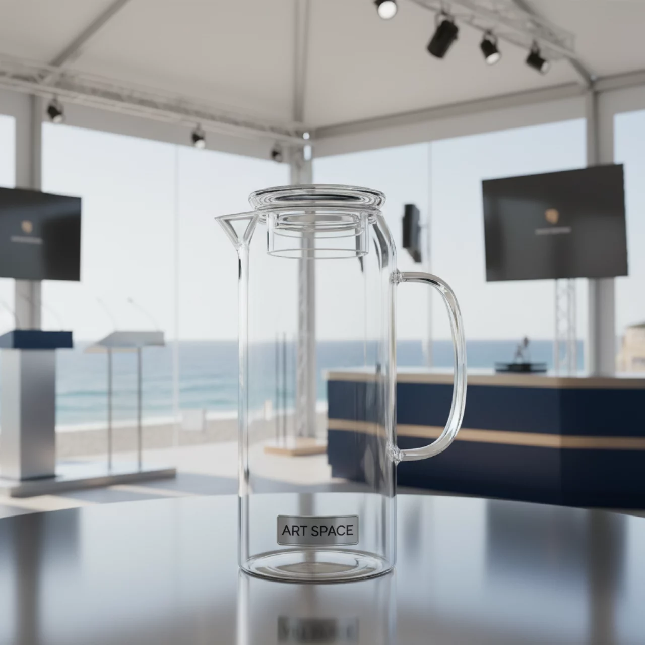 Аренда Кувшин с крышкой Bistro 80 мм на пляже «Ривьера» — ART SPACE