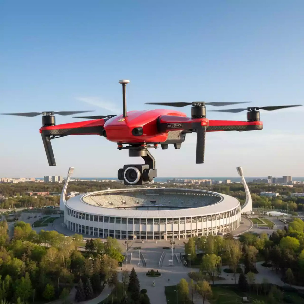 Аренда Квадрокоптер для видеомониторинга Phoenix Red на арене «Фишт» — ART SPACE