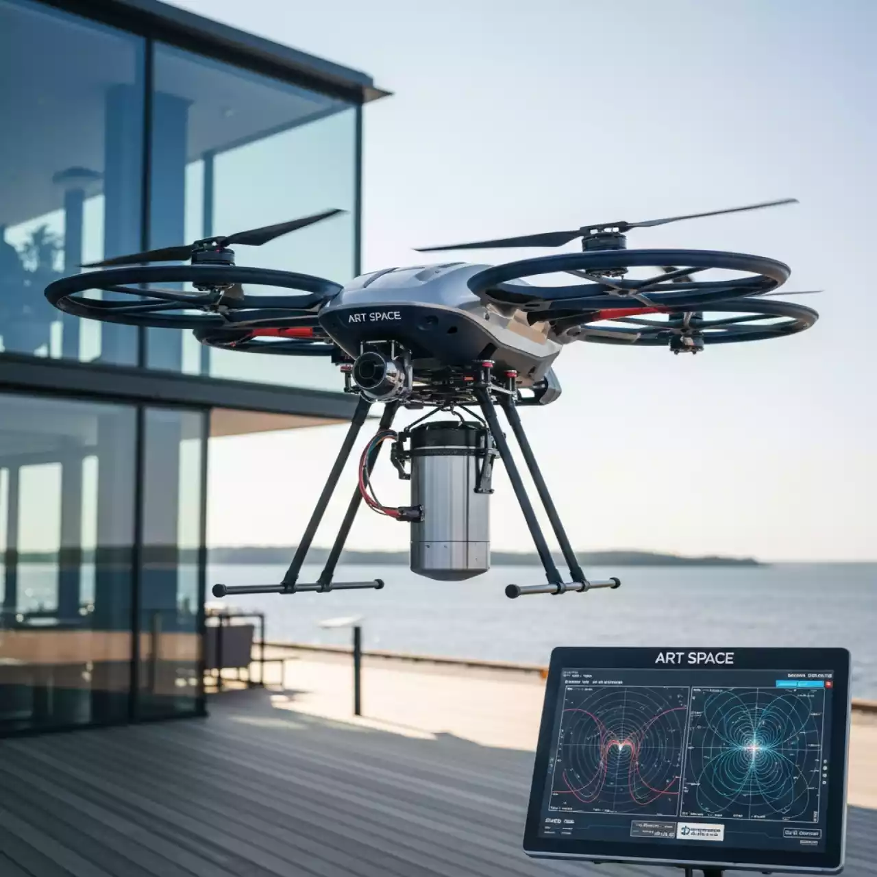 Аренда Квадрокоптер Геоскан 401 Геофизика в ресторане «Voda» — ART SPACE