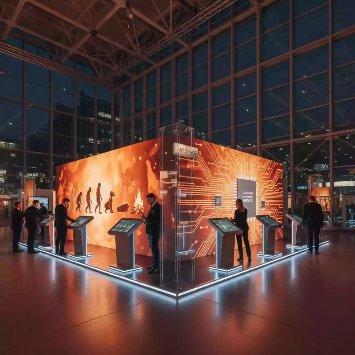 Аренда Квест эволюция человека АНХК в ОКЦ «Галактика» — ART SPACE