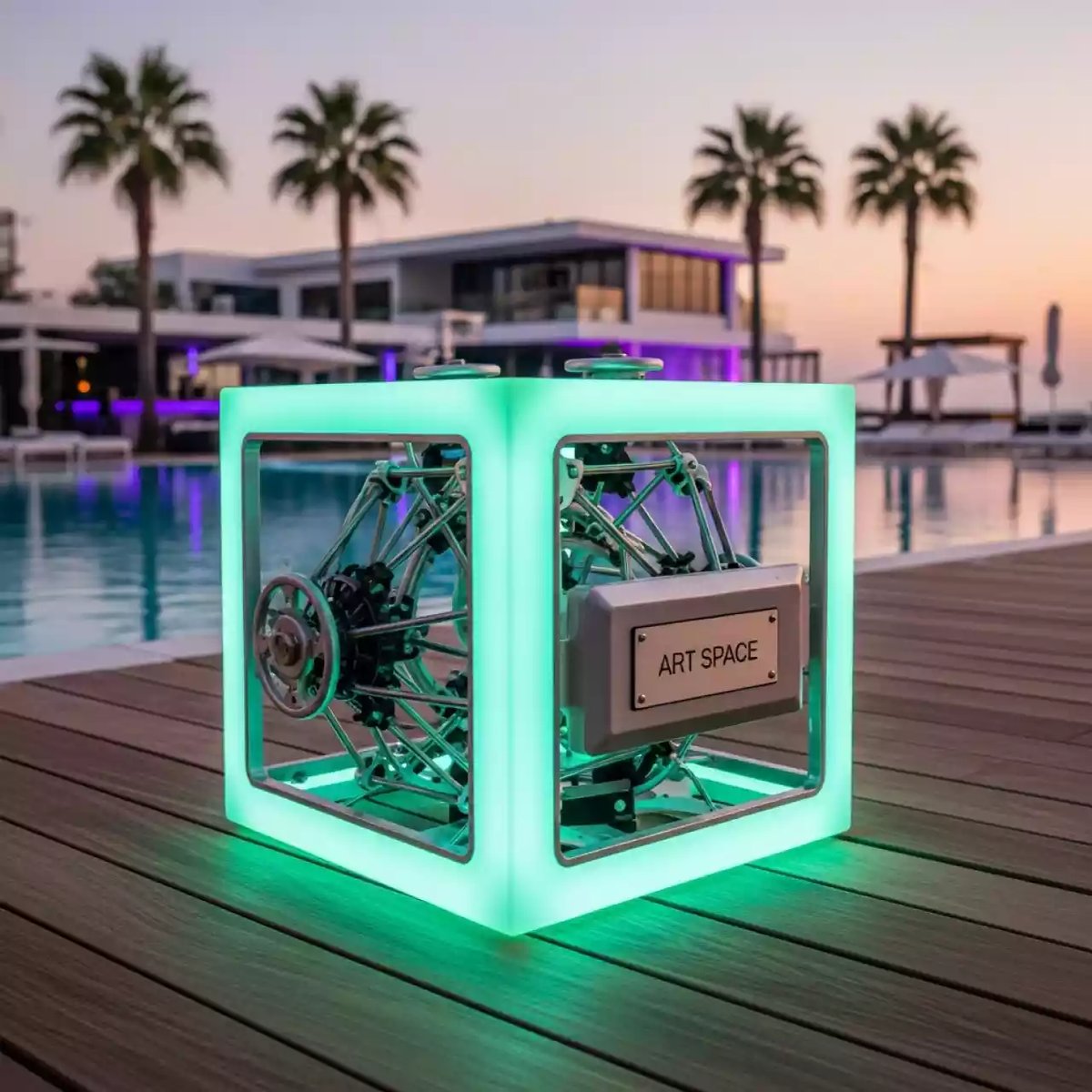 Аренда Квест "Загадка в кубе" в пляжном комплексе VinoGrad — ART SPACE