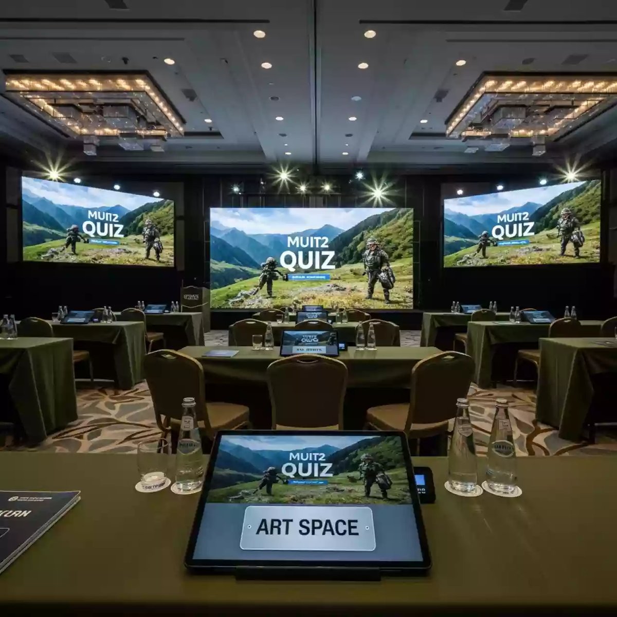 Аренда Квиз армейский в Sochi Marriott Krasnaya Polyana — ART SPACE