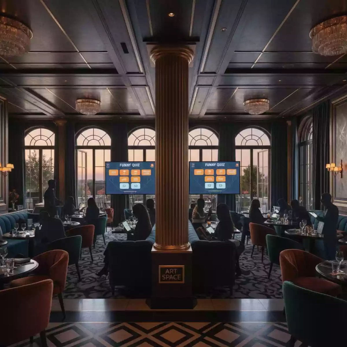 Аренда Квиз Funny онлайн в ресторане «La Terrazza» — ART SPACE