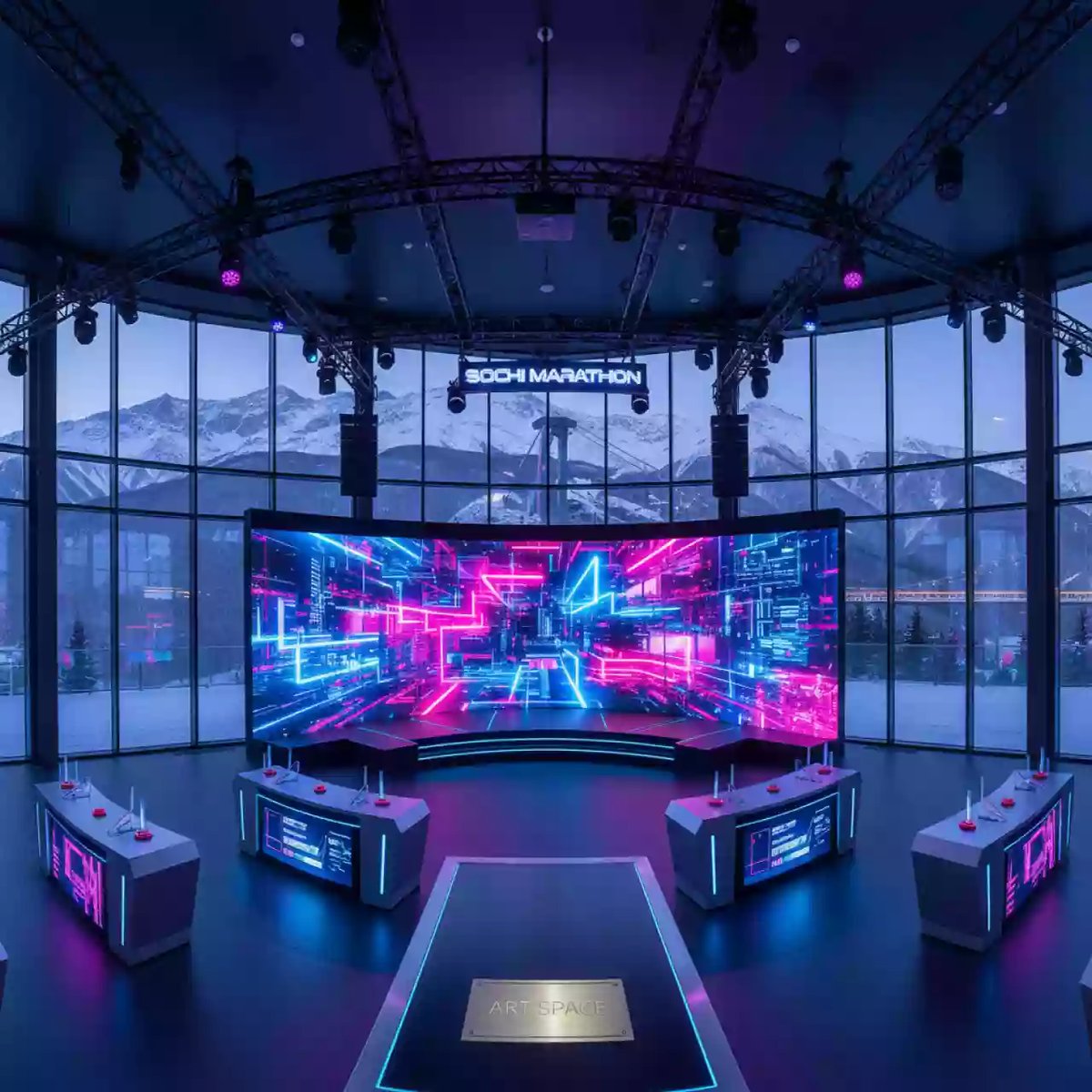 Аренда Квиз "Назад в 90 е" в Skypark Sochi — ART SPACE