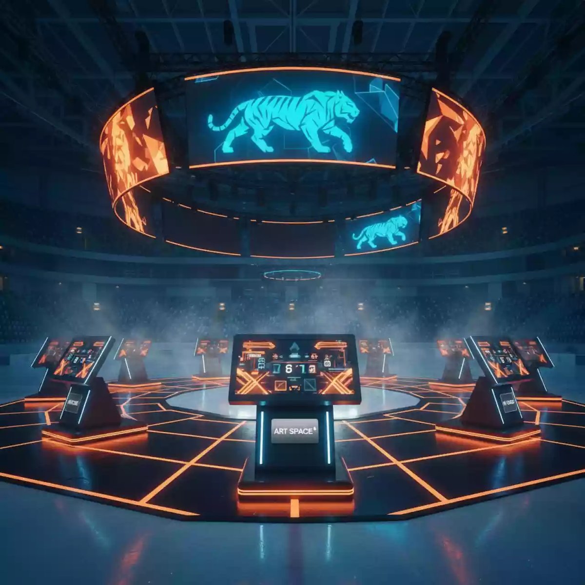 Аренда Квиз охота на тигра в Ледовом дворце «Айсберг» — ART SPACE