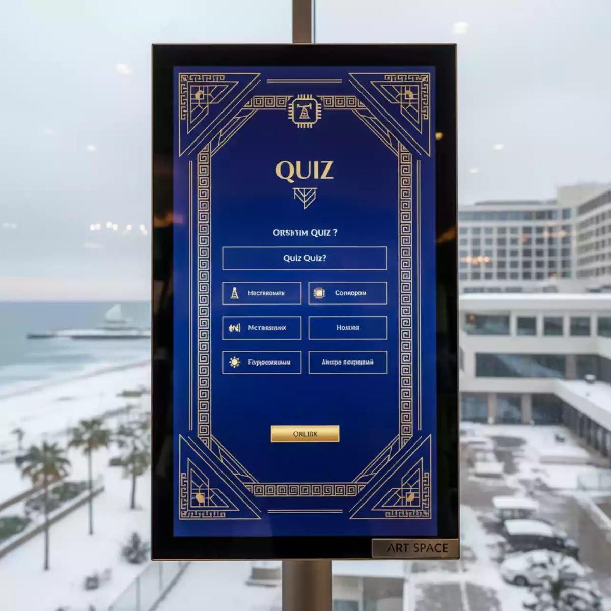 Аренда Квиз онлайн нефтяной в Imeretinskiy Hotel — ART SPACE