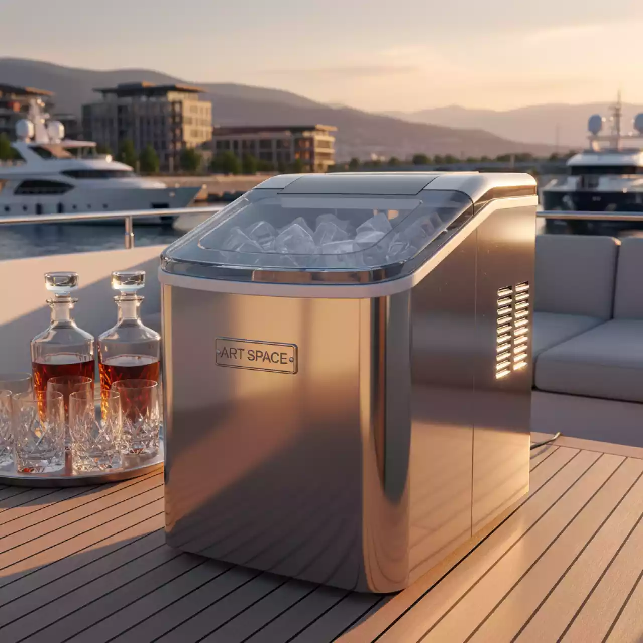 Аренда Льдогенератор 10 л на VIP-яхте (Имеретинский порт) — ART SPACE