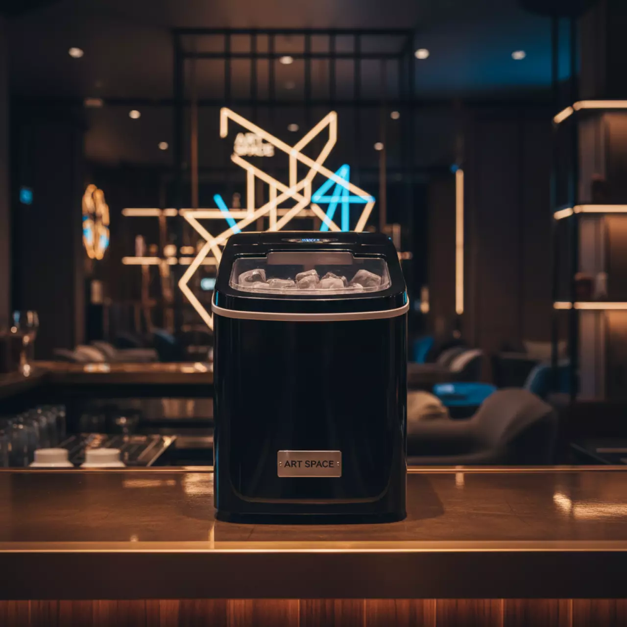 Аренда Льдогенератор 1,5 кг 0,12 кВт черный в Маринс Парк Отеле — ART SPACE