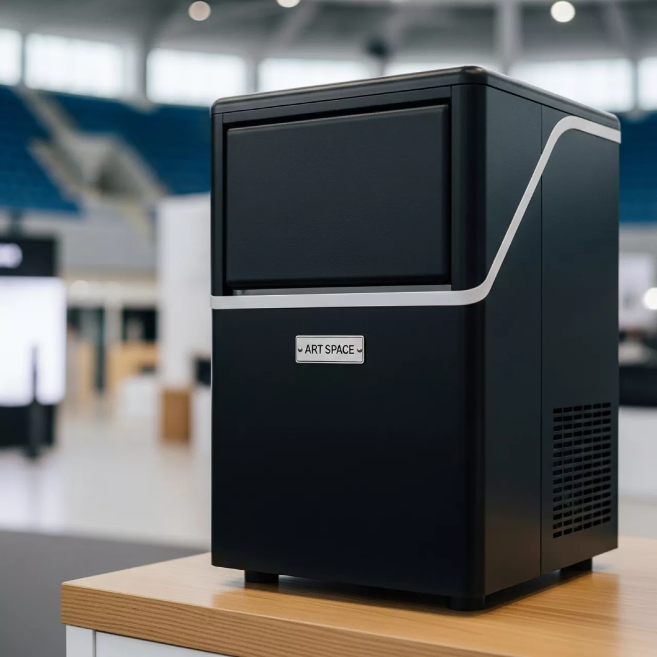 Аренда Льдогенератор черный 0,6 кг 0,12 кВт в ледовой арене «Шайба» — ART SPACE