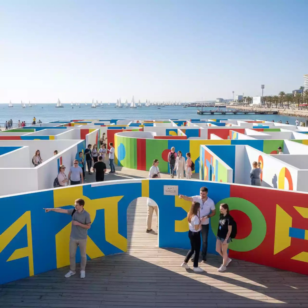 Аренда Лабиринт на парусной регате (Сочи) — ART SPACE