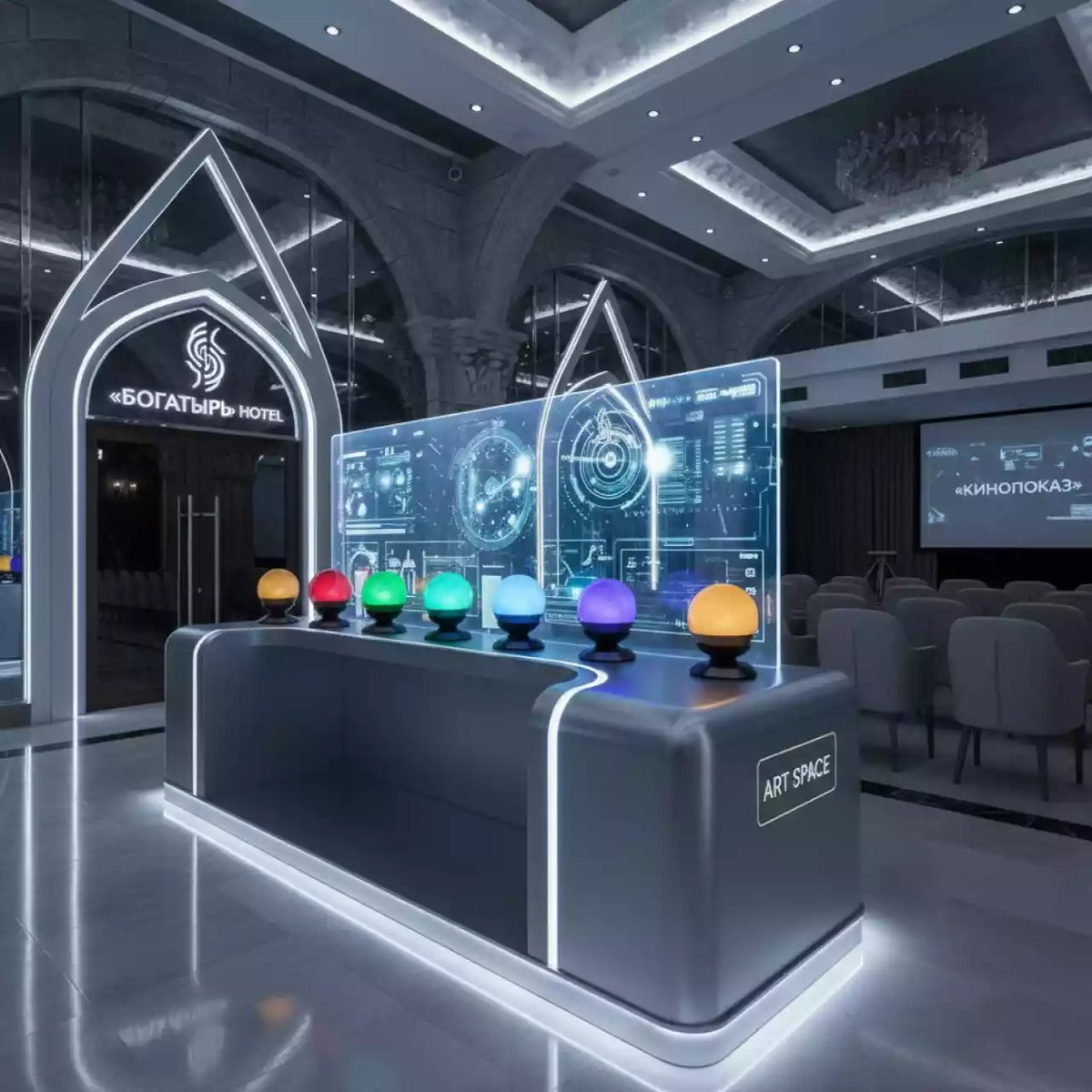 Аренда Лаборатория цифровая «Наураша в стране Наурандии» 7 модулей мультиязычная версия в отеле «Богатырь» — ART SPACE