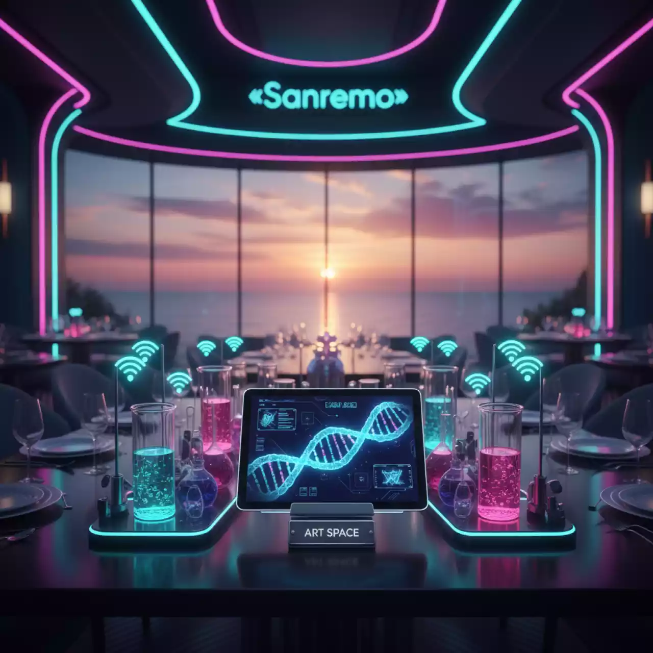 Аренда Лаборатория цифровая Releon Classic экспертный комплект по биологии в ресторане «Sanremo» — ART SPACE