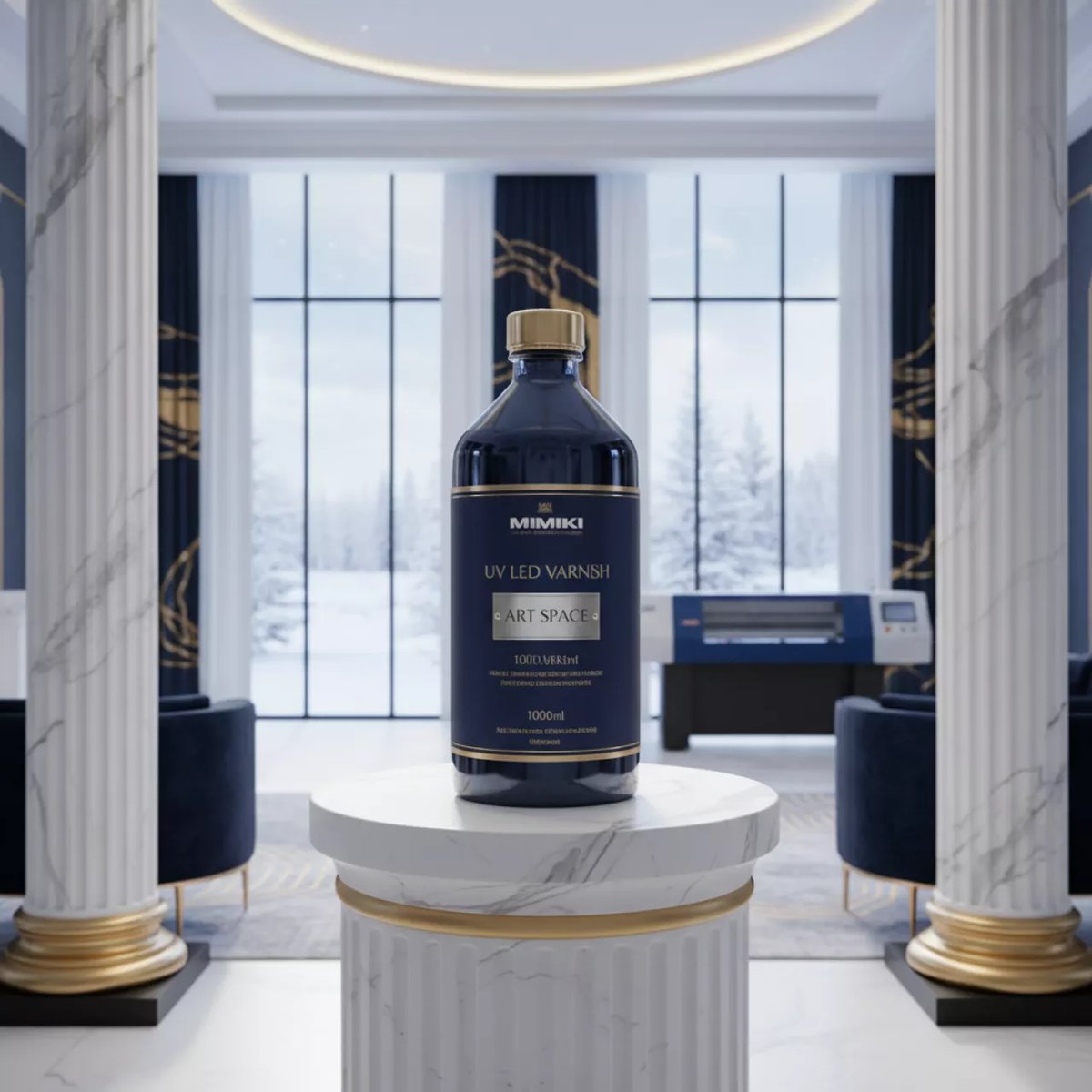 Аренда Лак УФ LED для плоттеров Mimaki LUS 120UV 1000 мл в Radisson Blu Resort & Congress Centre — ART SPACE