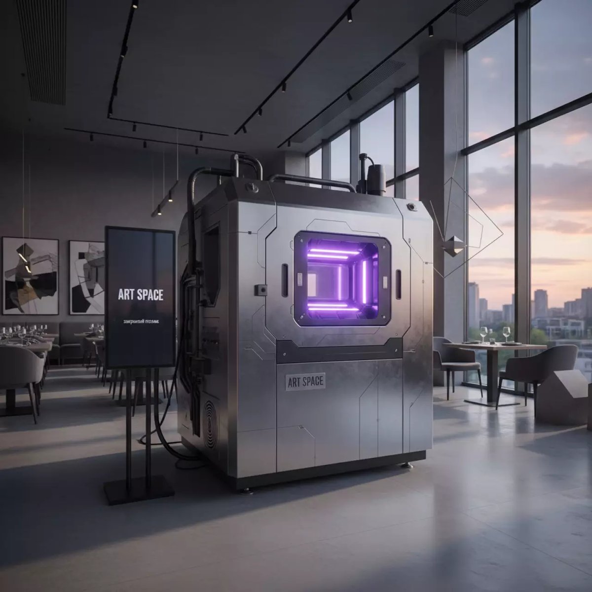 Аренда Лакировальная машина Bulros Professional Series UV 480 в ресторане «Sanremo» — ART SPACE