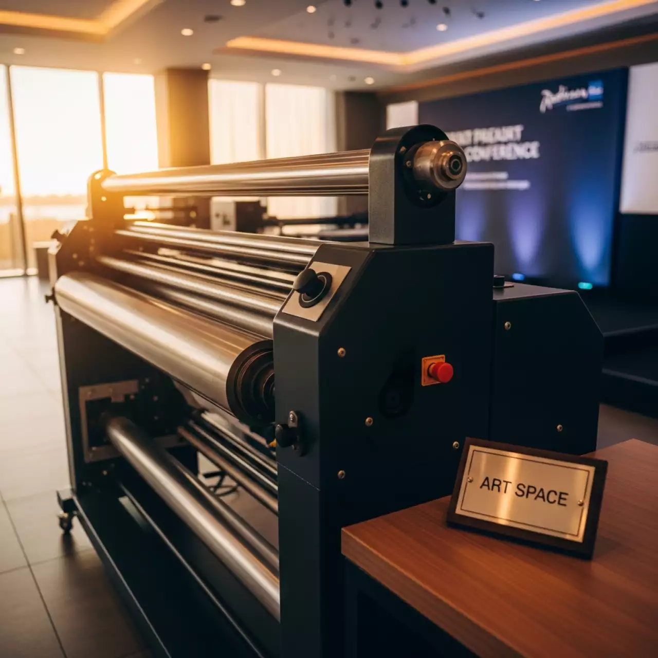 Аренда Ламинатор рулонный GMP R SuperLam 1600M в Radisson Blu Resort & Congress Centre — ART SPACE