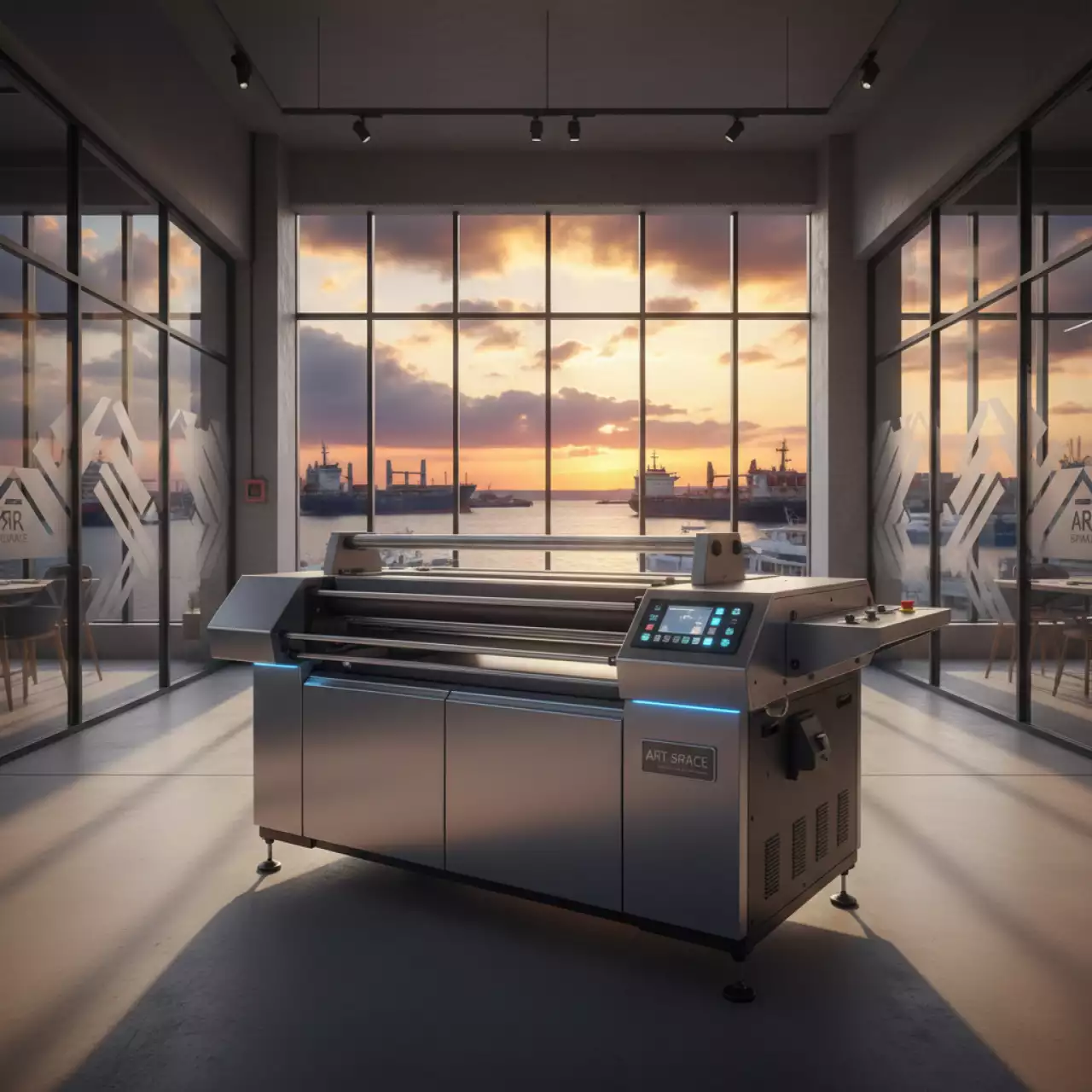 Аренда Ламинатор рулонный Guangming SFML 720 на территории Морпорта Сочи — ART SPACE