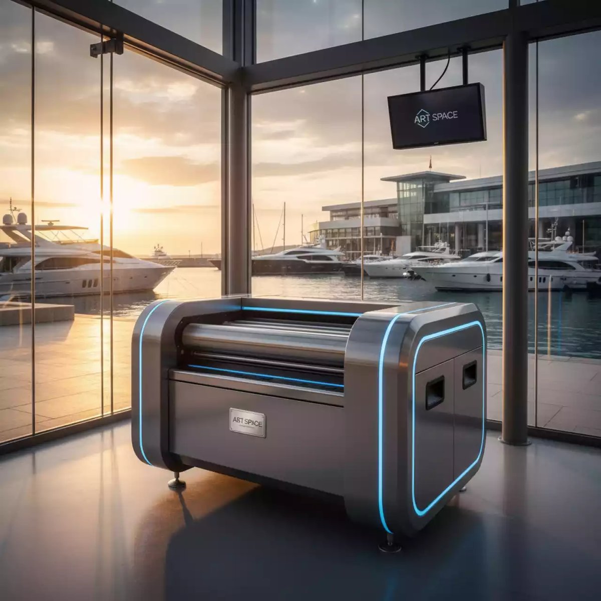 Аренда Ламинатор рулонный Guangming SFML 920A на территории Морпорта Сочи — ART SPACE