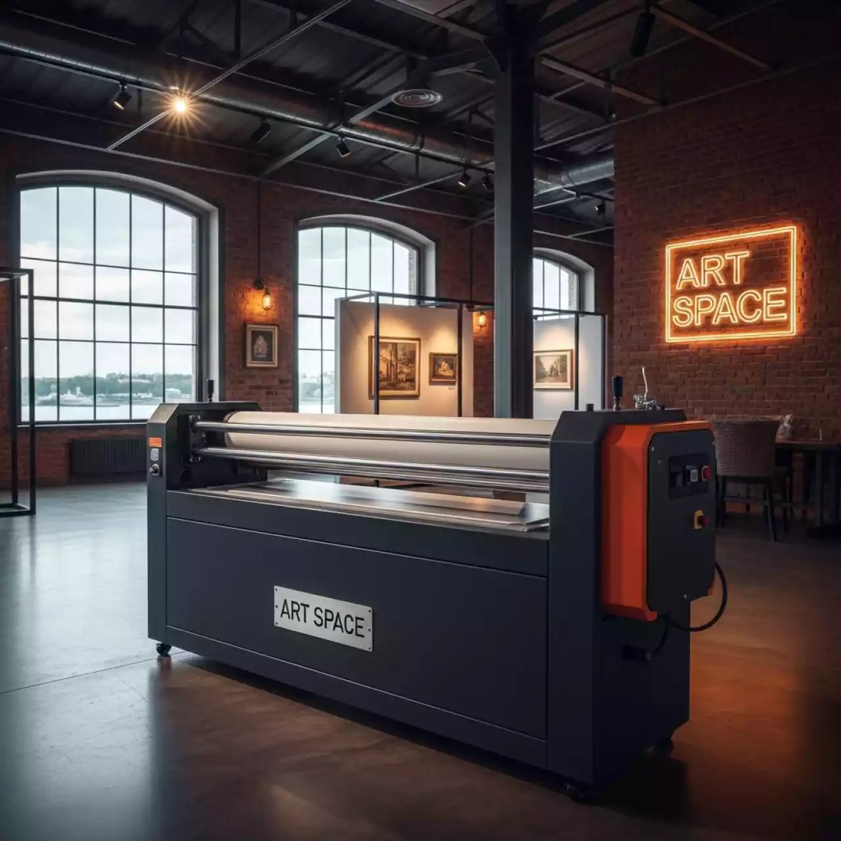 Аренда Ламинатор рулонный Guangming YFML 920 в ресторане «Магеллан» — ART SPACE