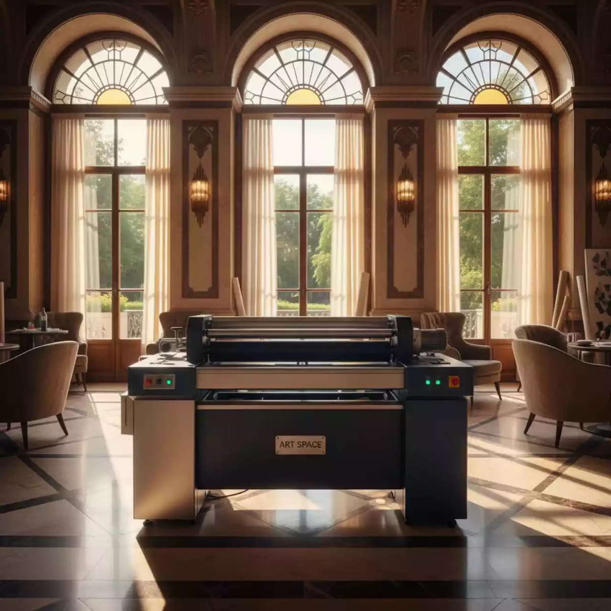 Аренда Ламинатор рулонный Mefu MF1700 M1 Plus в Cosmos Sochi Hotel — ART SPACE