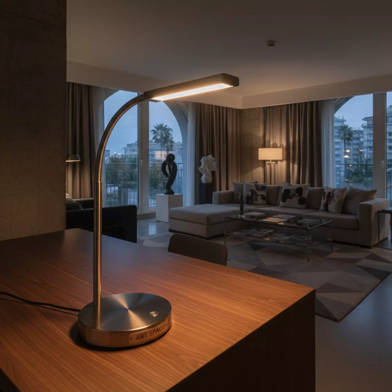 Аренда Лампа LED настольная "Голден" в отеле Radisson Lazurnaya — ART SPACE