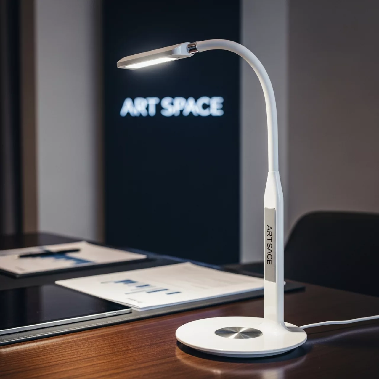 Аренда Лампа настольная Camelion белая в Mövenpick Hotel — ART SPACE