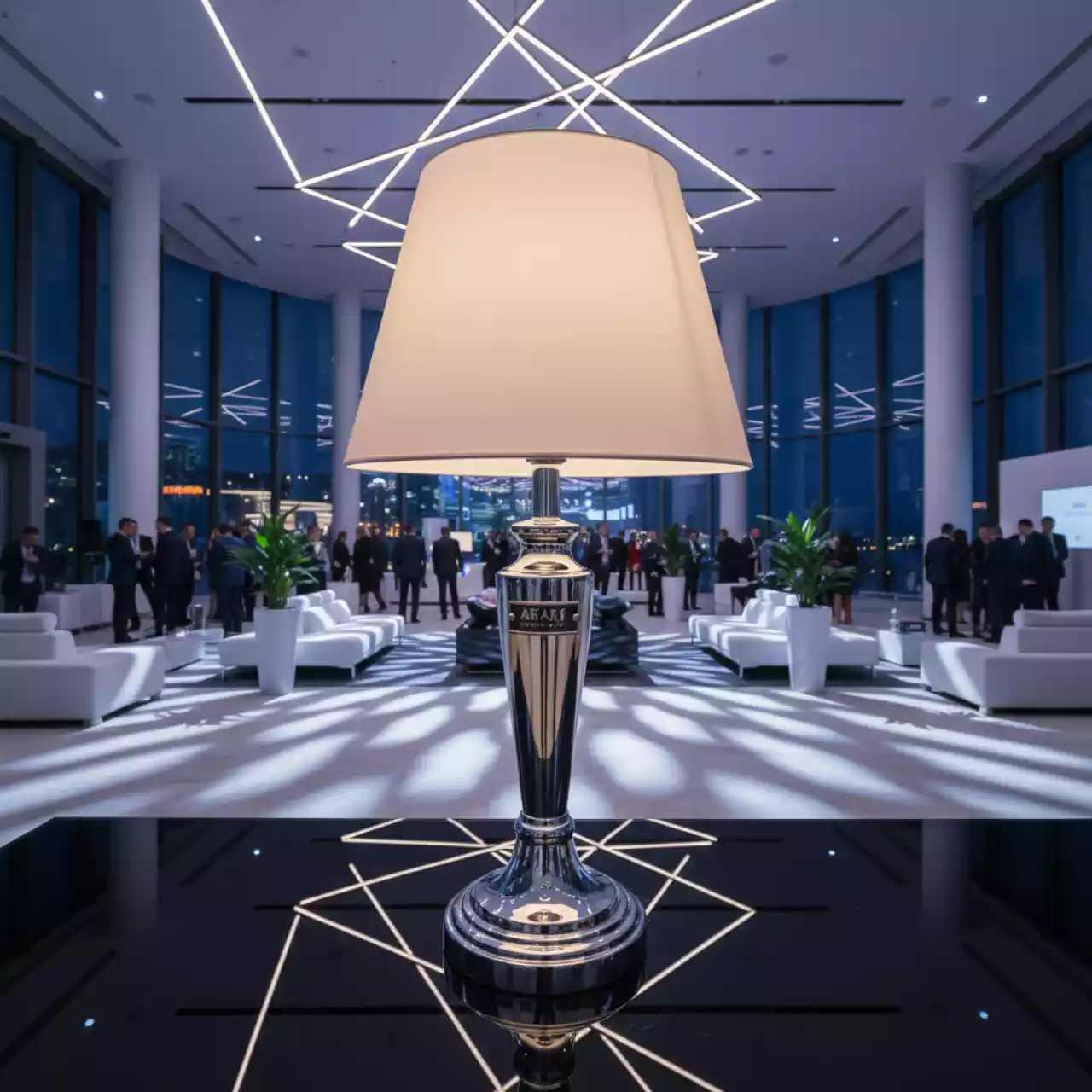 Аренда Лампа настольная Chrome в комплексе Sea Galaxy — ART SPACE