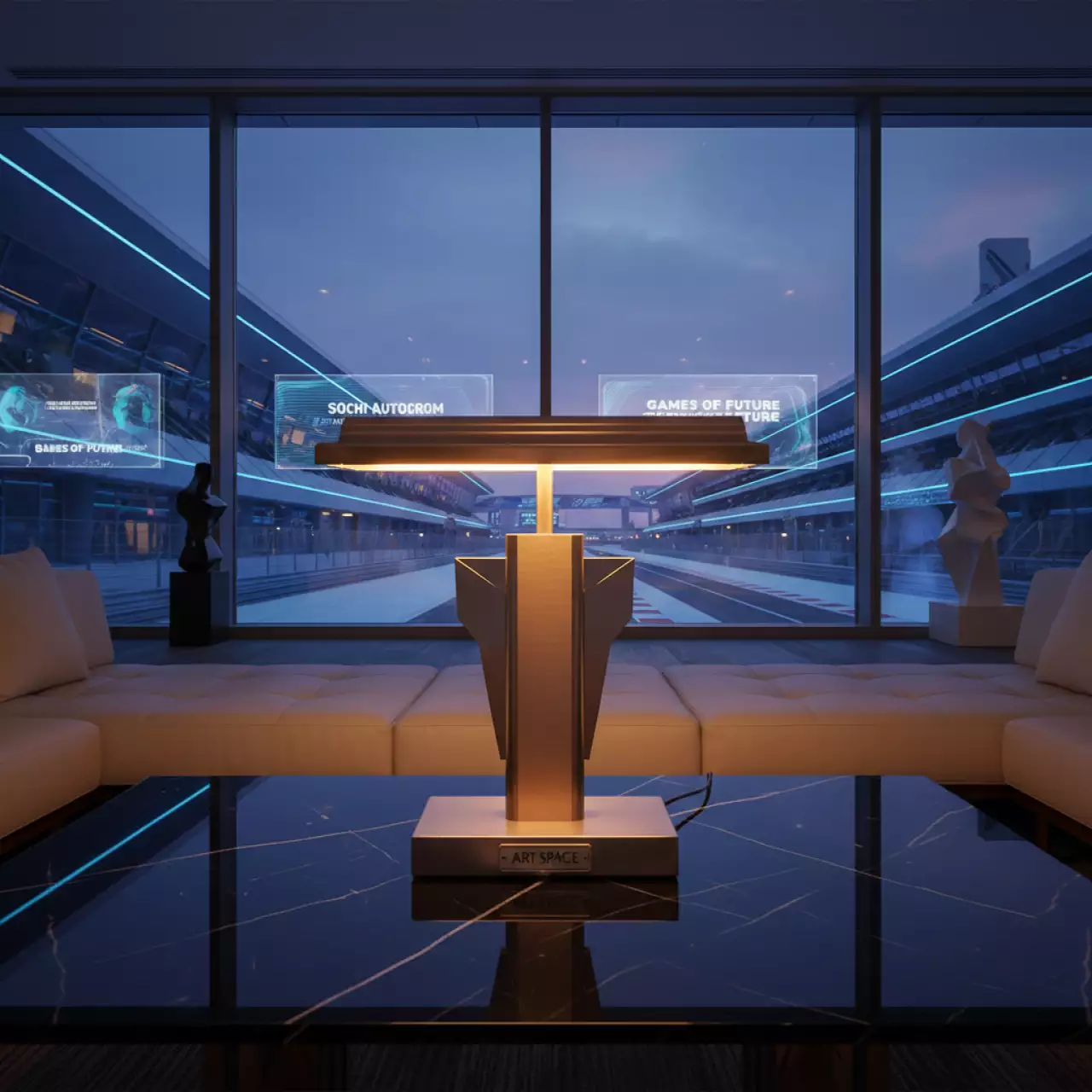 Аренда Лампа светодиодная RFL01 на Сочи Автодроме — ART SPACE