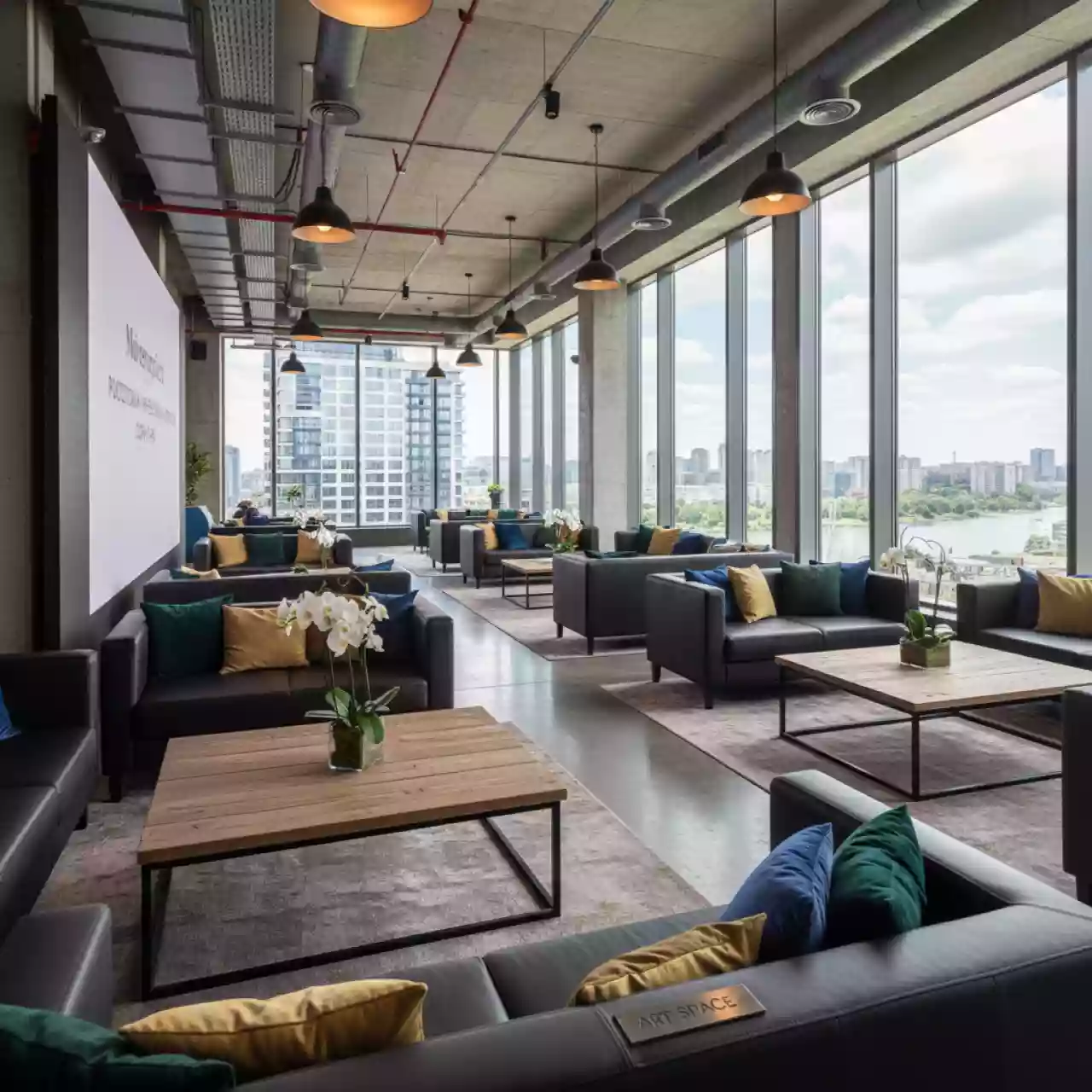 Аренда Лаундж зона для корпоративных мероприятий в Mövenpick Hotel — ART SPACE