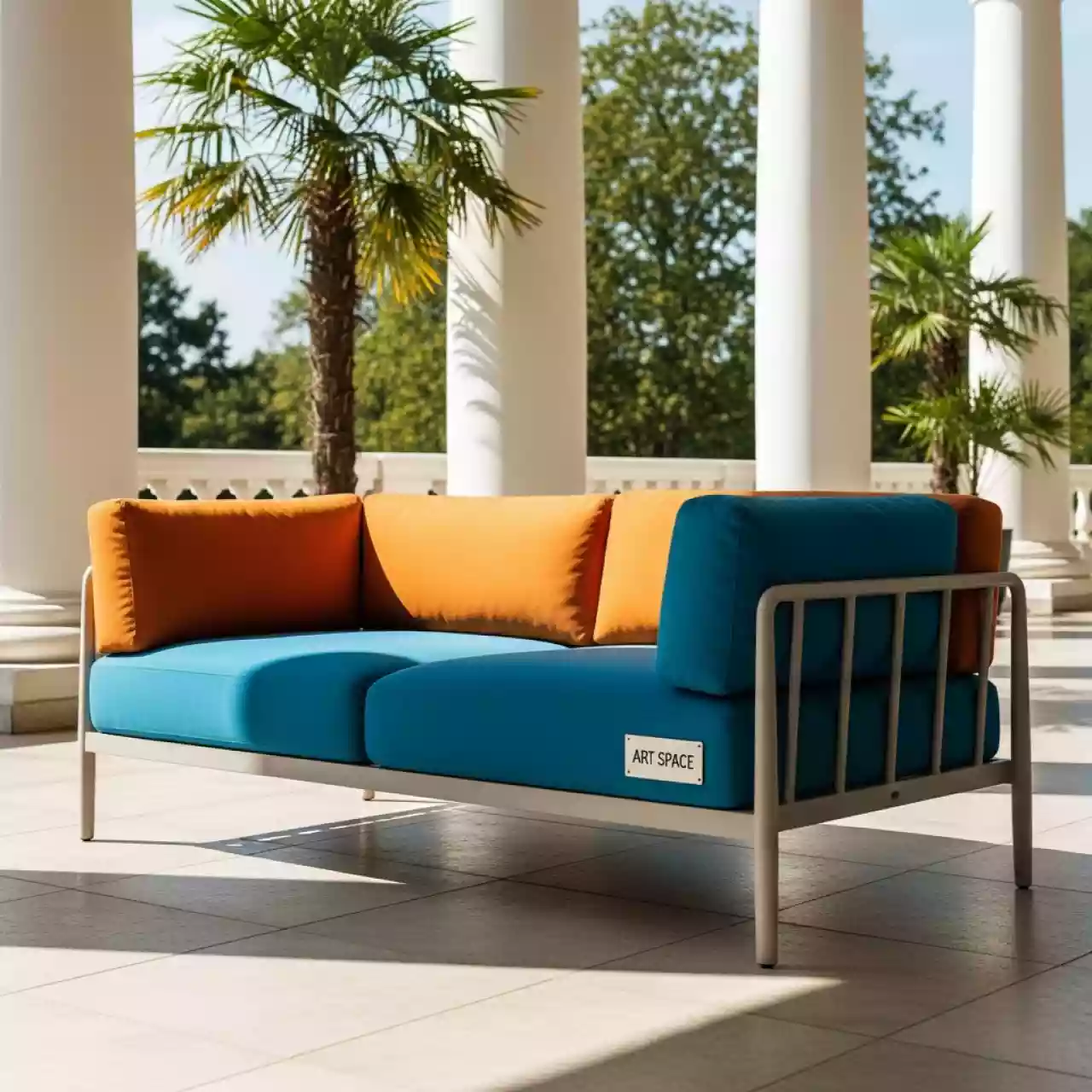 Аренда Лаунж диван двухместный Vineyard Basic в санатории «Металлург» — ART SPACE