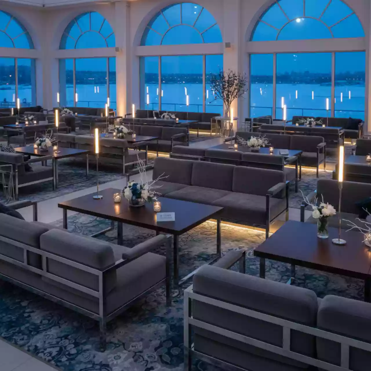 Аренда Лаунж обеденная зона Kosmos в зале «Чайка» (Морпорт) — ART SPACE