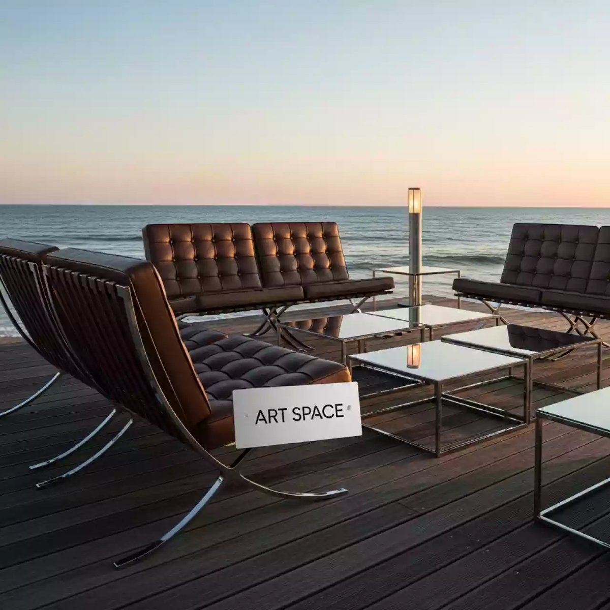 Аренда Лаунж зона Барселона на пляже «Ривьера» — ART SPACE