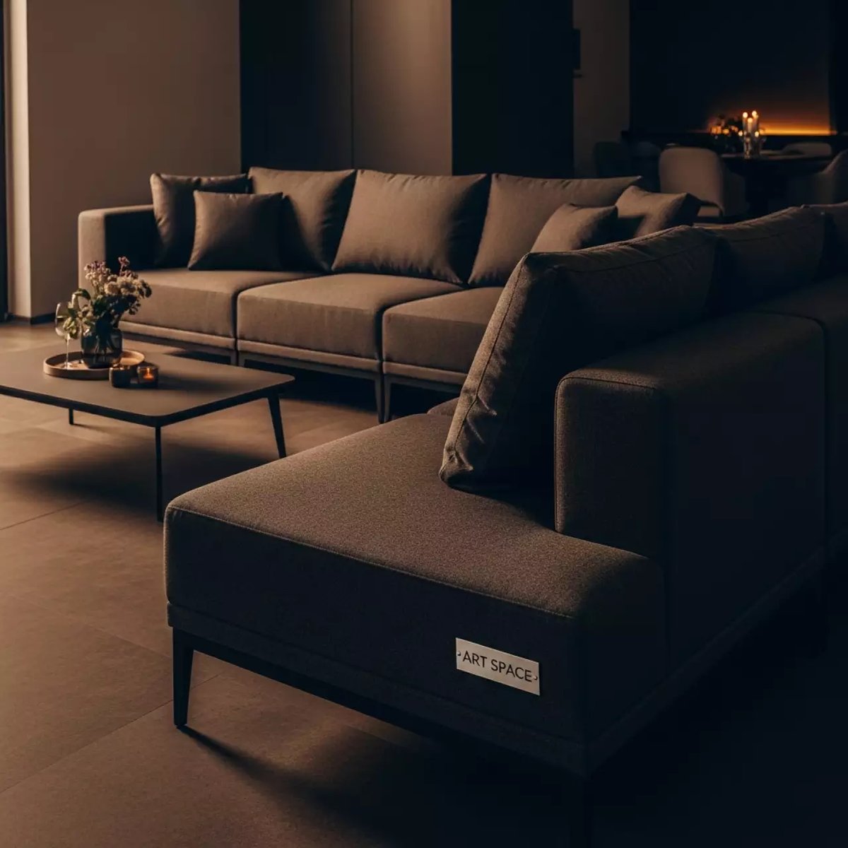 Аренда Лаунж зона CALMA LONG антрацит в Bridge Resort — ART SPACE