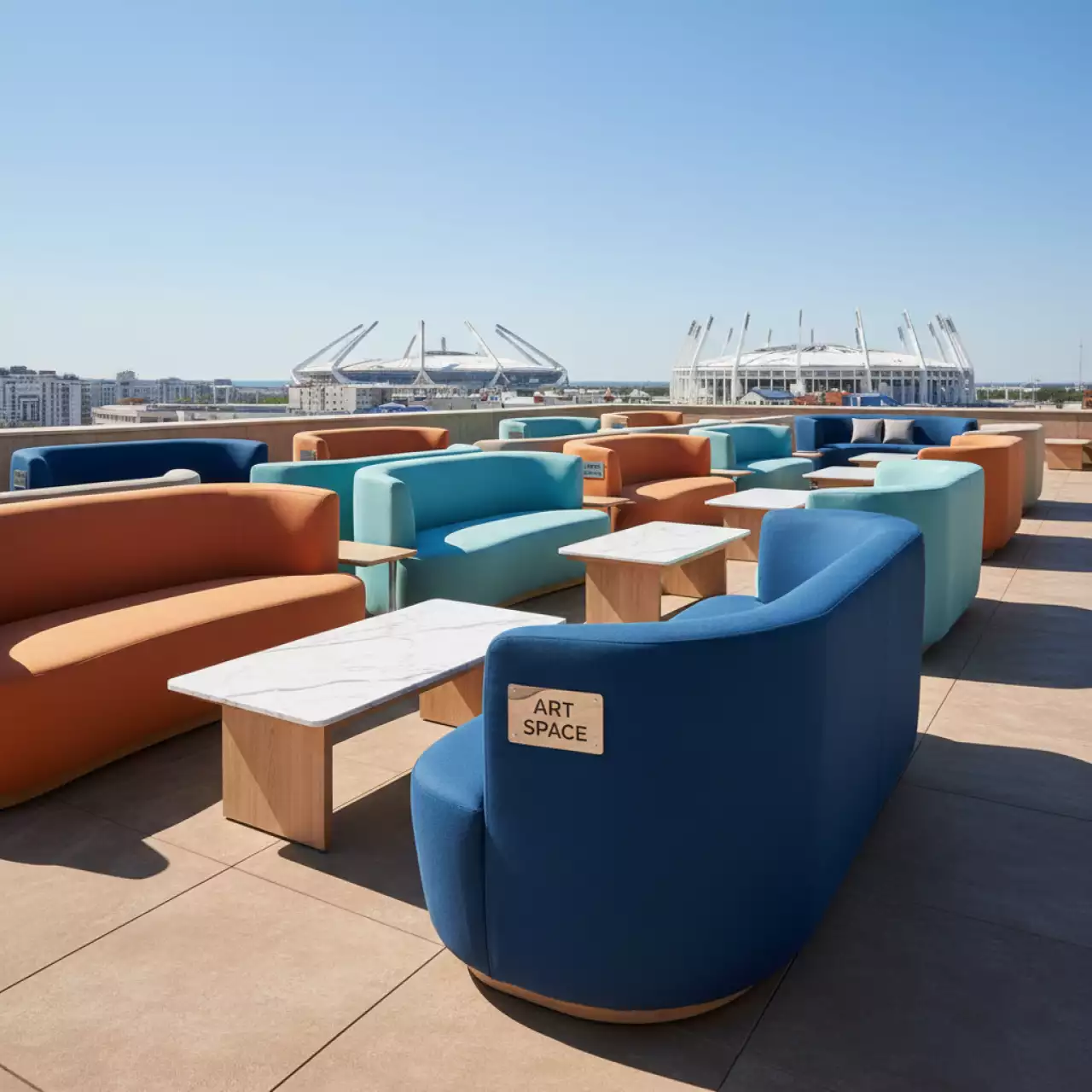 Аренда Лаунж зона Calma в отеле «Богатырь» — ART SPACE