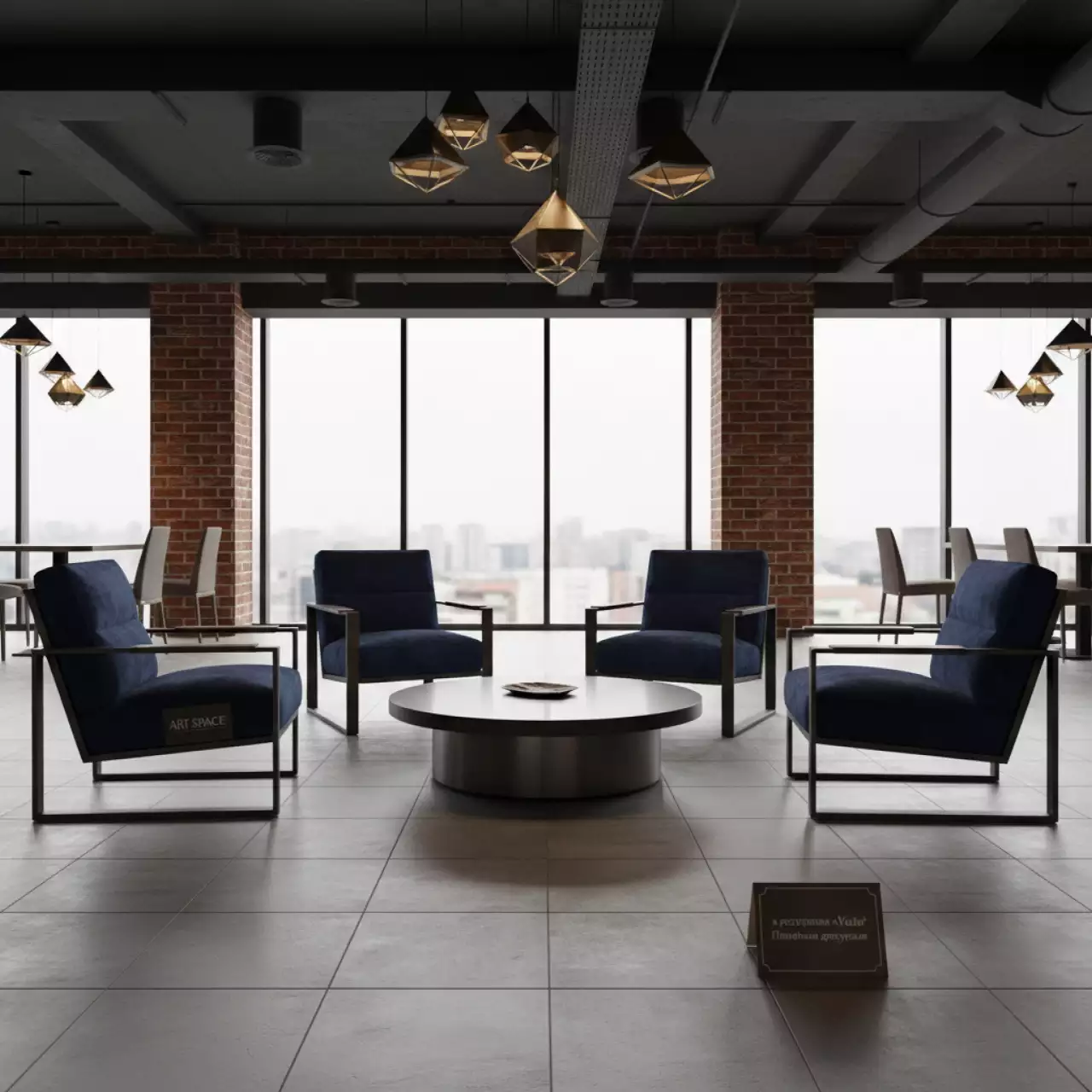 Аренда Лаунж зона Эстелья 4 местная в ресторане «Voda» — ART SPACE