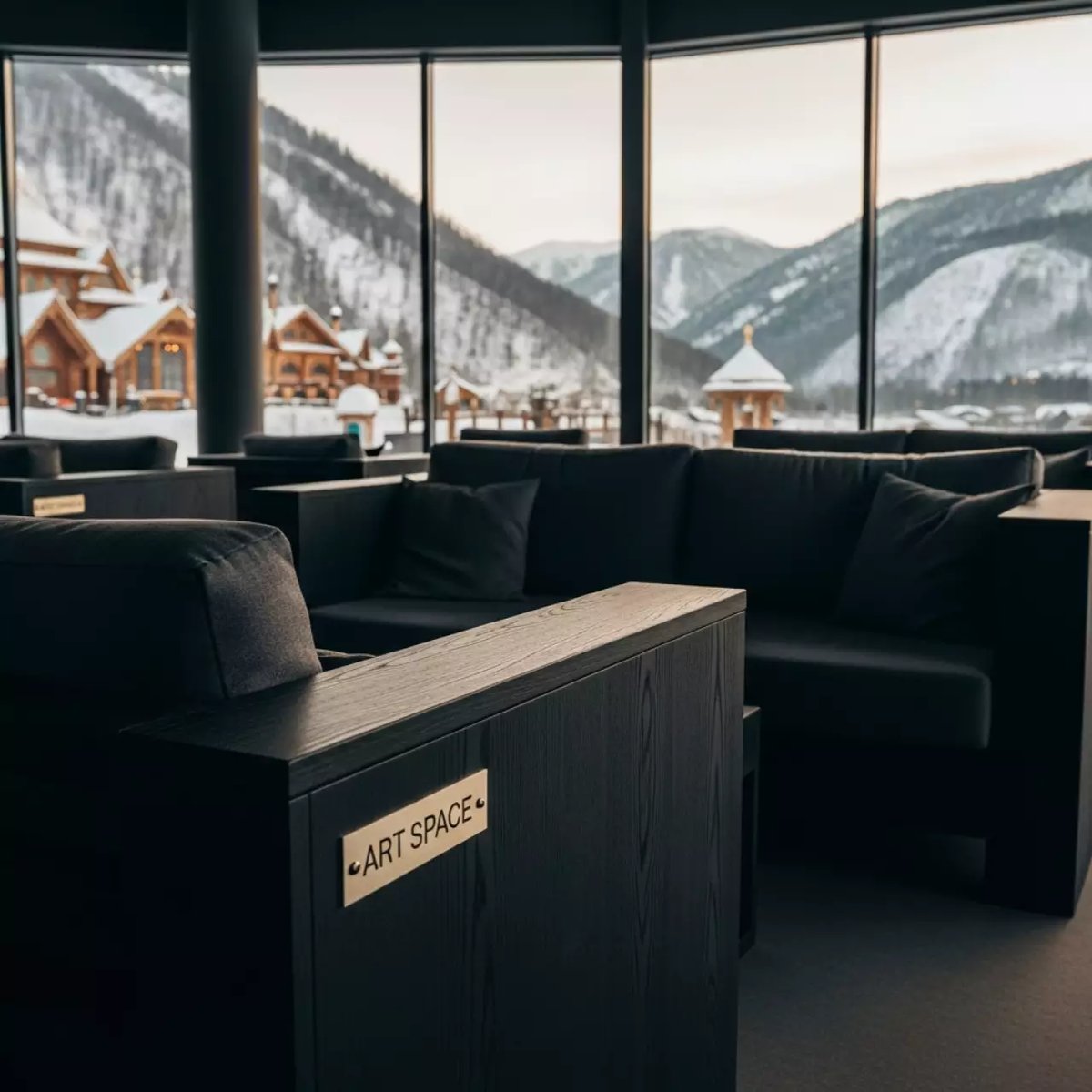 Аренда Лаунж зона Hacienda Black в этно-парке «Моя Россия» — ART SPACE