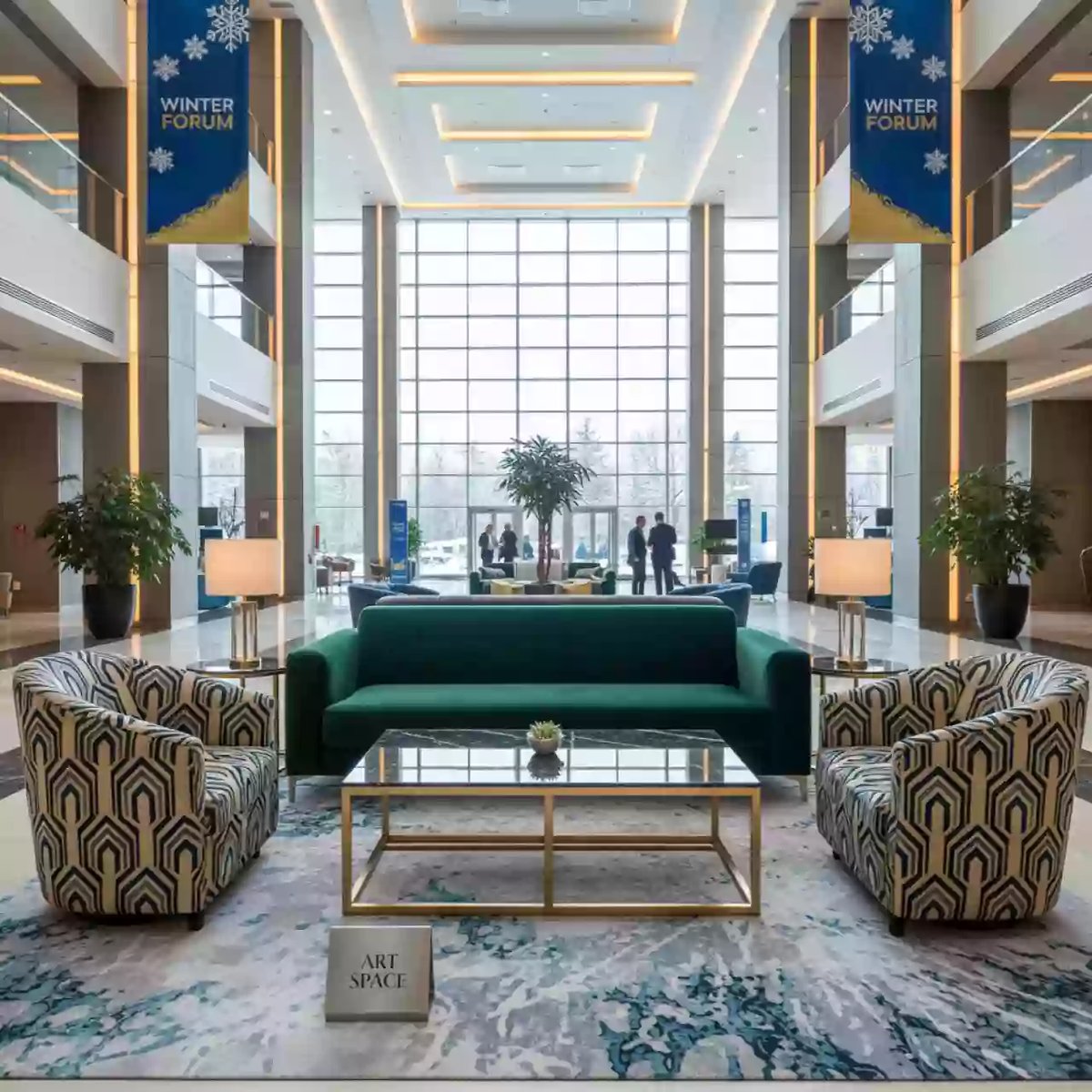 Аренда Лаунж зона Royal Family BROOKLYN диван стол кресла в Radisson Blu Resort & Congress Centre — ART SPACE