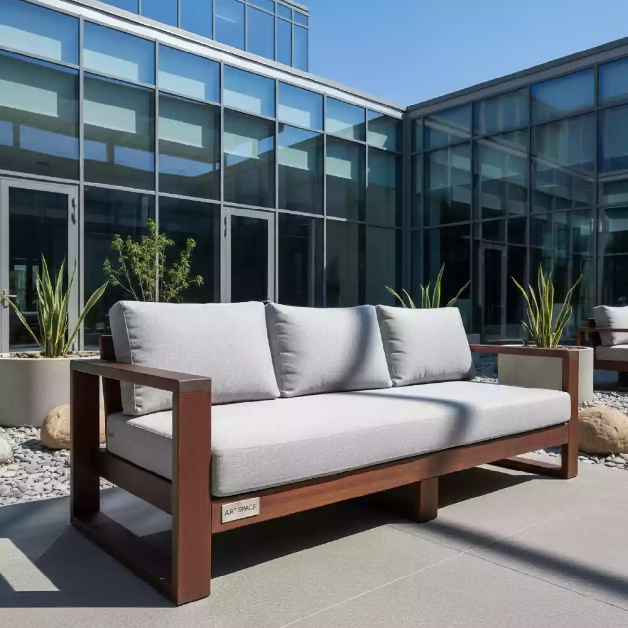 Аренда Лаунж зона Royal Family Felix со светло серыми подушками в Университете «Сириус» — ART SPACE