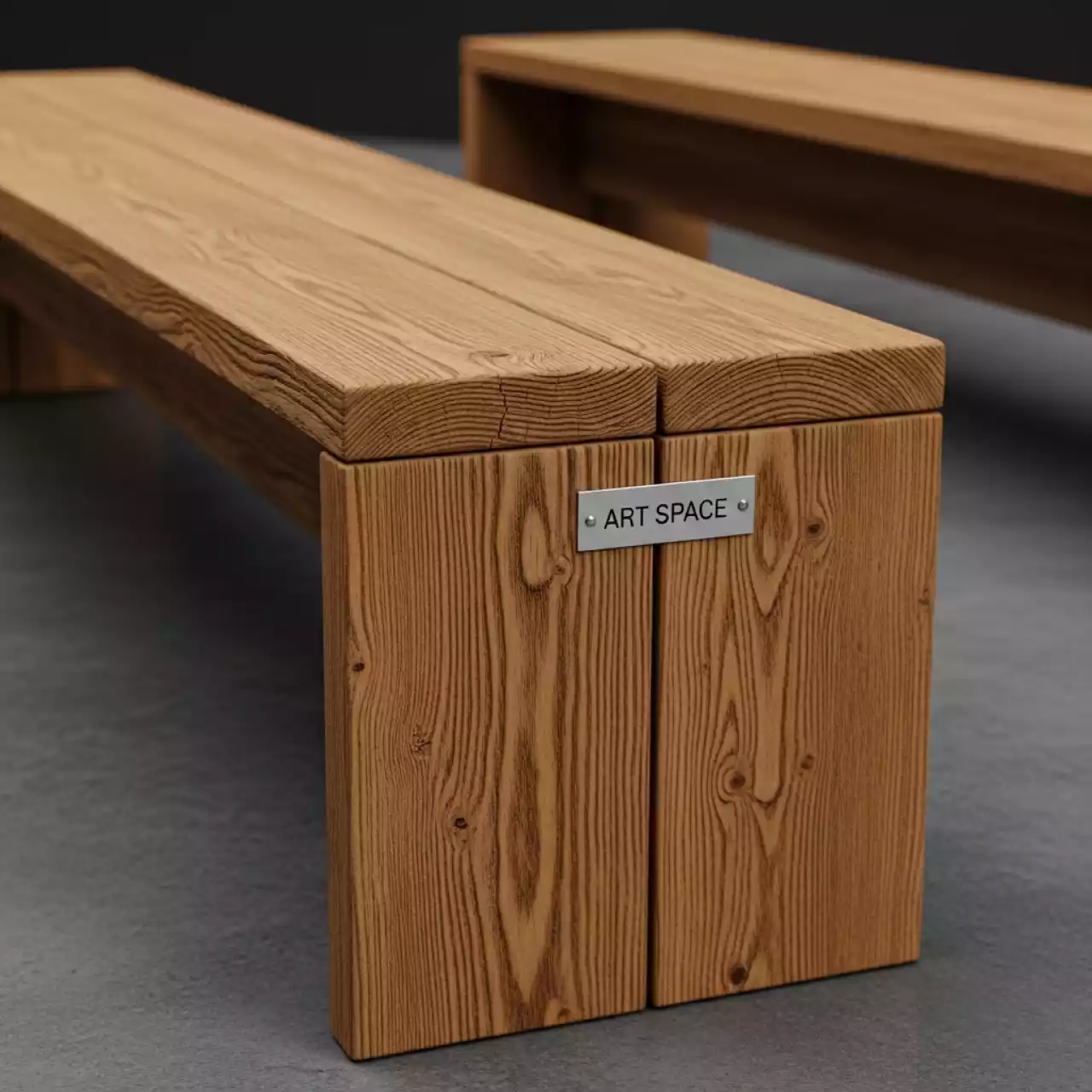 Аренда Лавка деревянная 220х25 см в ресторане «Voda» — ART SPACE