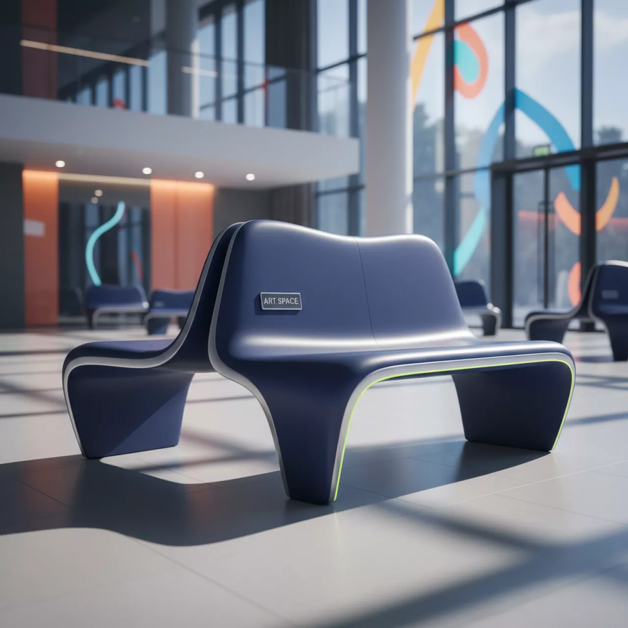 Аренда Лавка пластиковая в Cosmos Sochi Hotel — ART SPACE