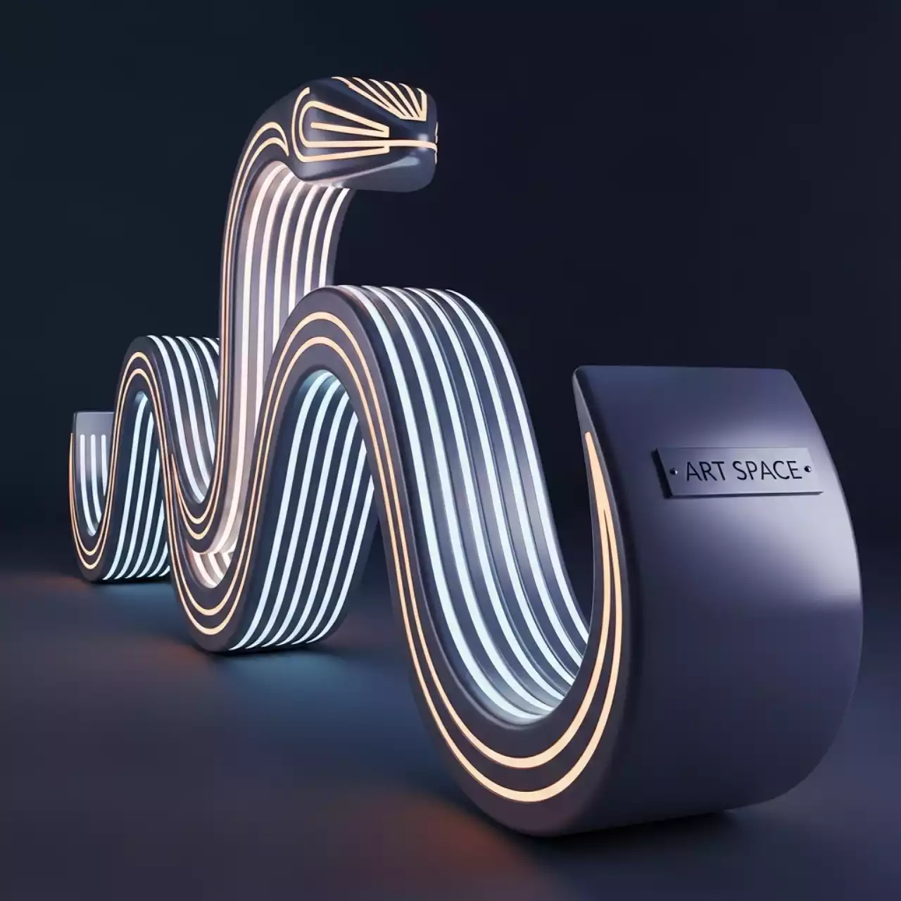 Аренда Лавки змейки LED Snake в Сириус Арене — ART SPACE