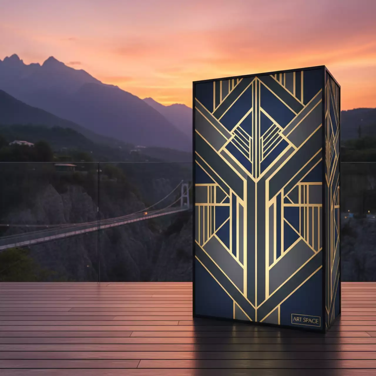 Аренда Лайтбокс мобильный тканевый Lico в Skypark Sochi — ART SPACE