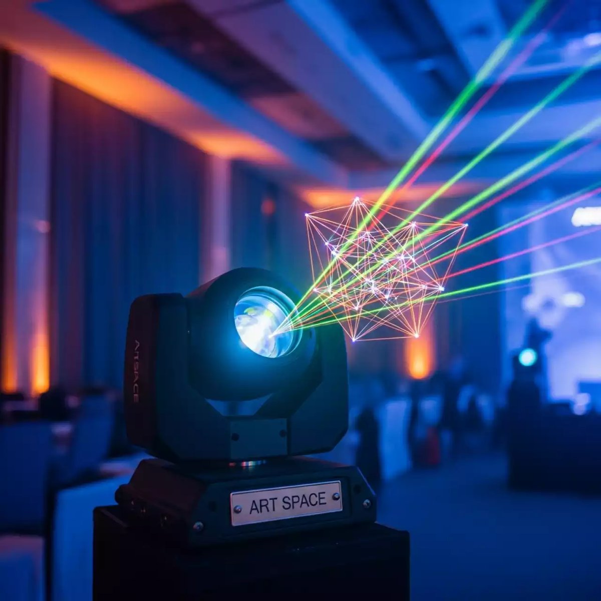 Аренда Лазер трехцветный B 10000 RGB в Pullman Sochi Centre — ART SPACE