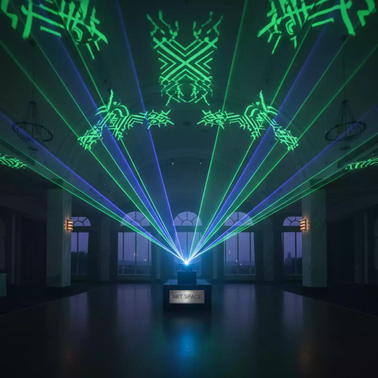 Аренда Лазерный эффект двухлучевой в Novotel Resort — ART SPACE