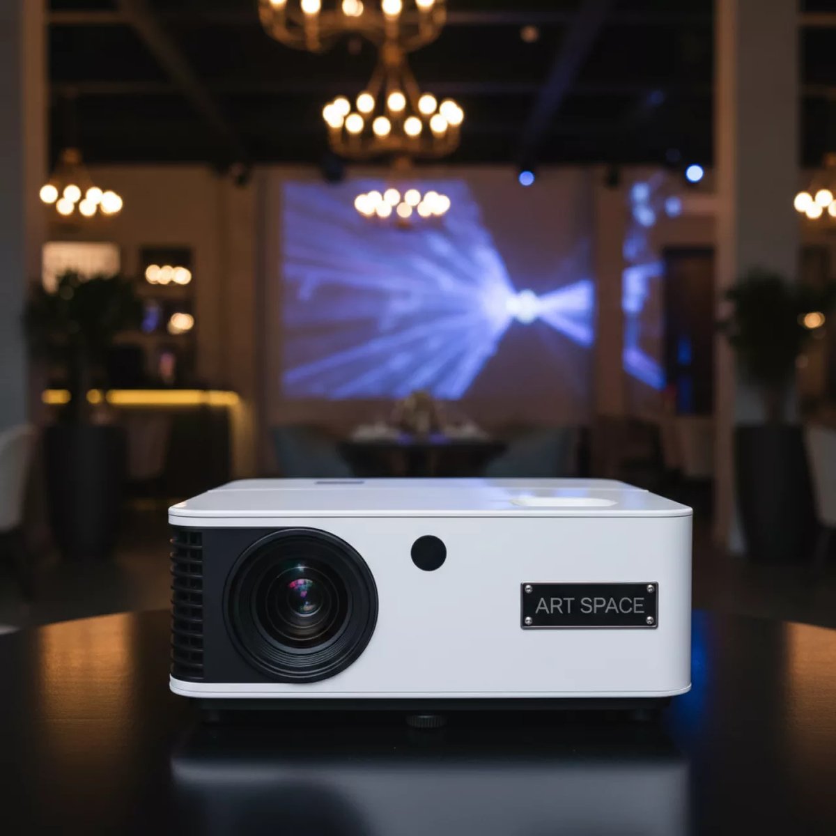 Аренда Лазерный проектор Involight NLS 500g в ресторане «La Terrazza» — ART SPACE