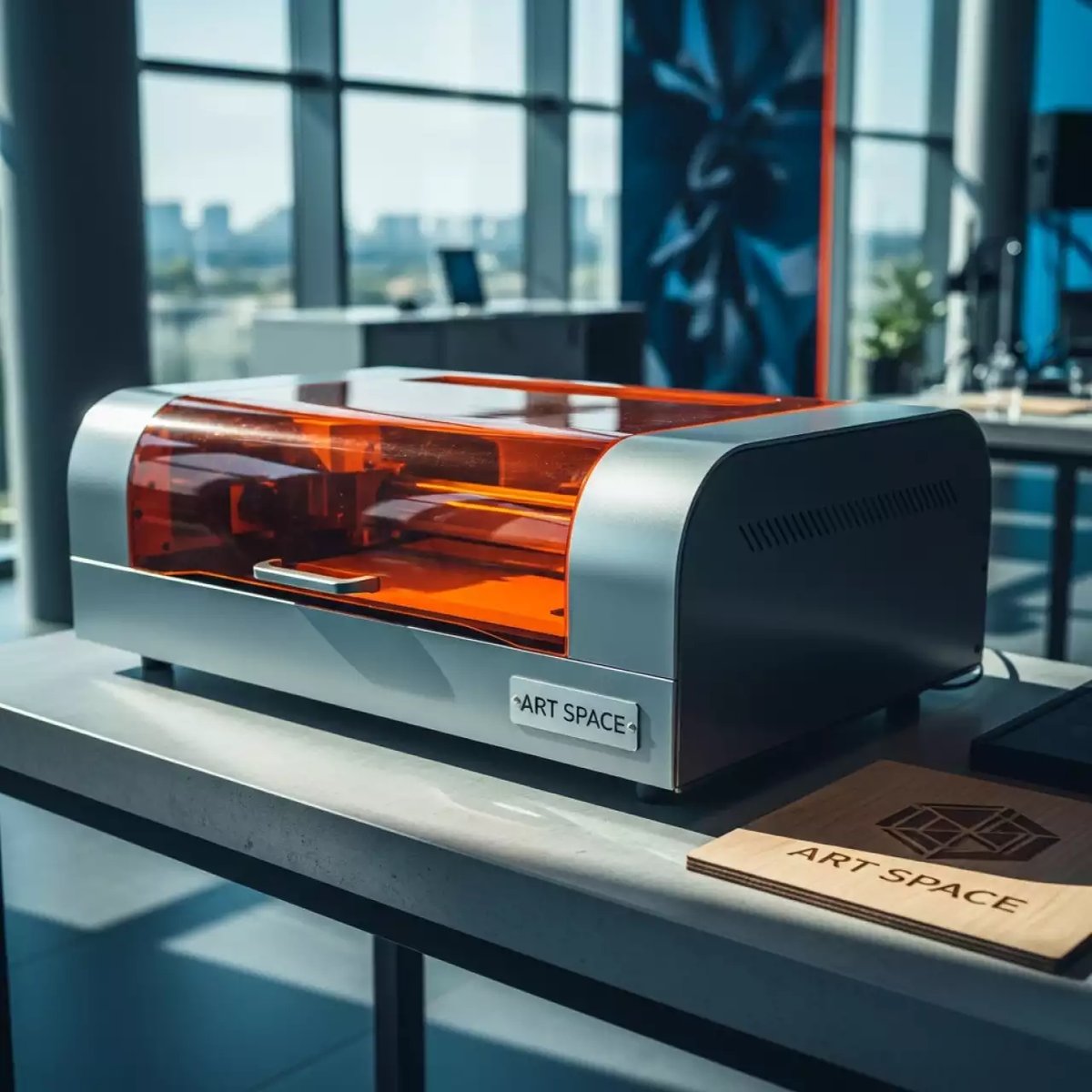 Аренда Лазерный резчик гравировщик Makeblock Laserbox Rotary в конгресс-холле отеля Жемчужина — ART SPACE