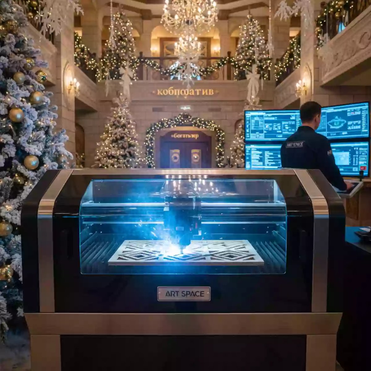 Аренда Лазерный станок B Power A12025 6000WB в отеле «Богатырь» — ART SPACE